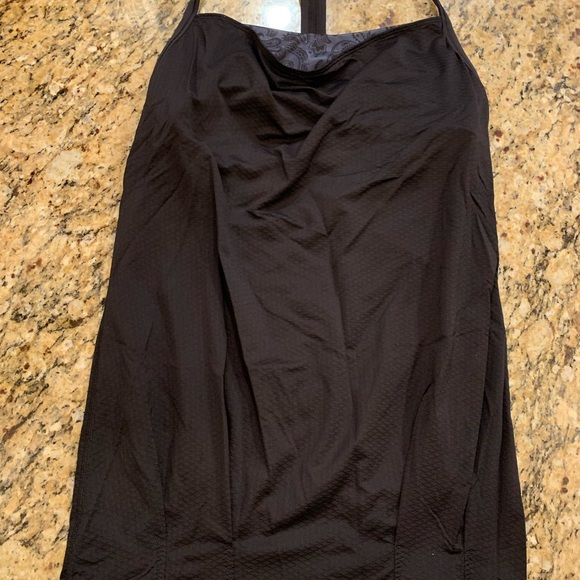 Lululemon C.Y.B Tank top Black Paisley Inkwell 4 - Picture 7 of 9